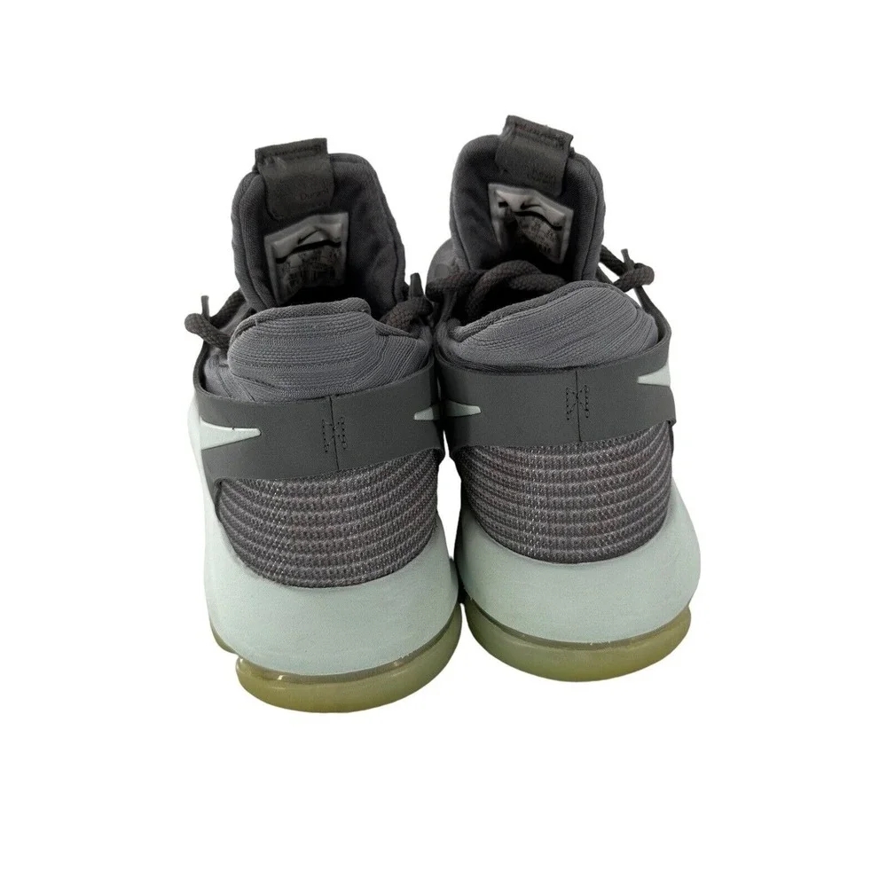 NIKE Zoom Kevin Durant Sneakers KD Cool Gray Mint Green‎ 6.5Y Youth Basketball